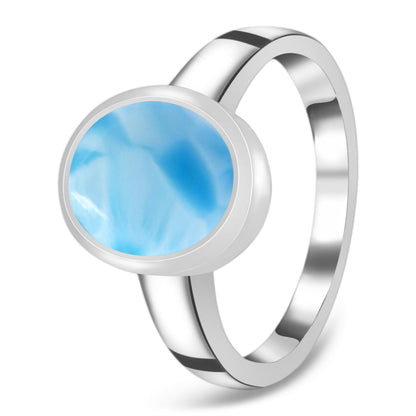 Sterling Silver Ring Larimar  IGR-1819 Size 7