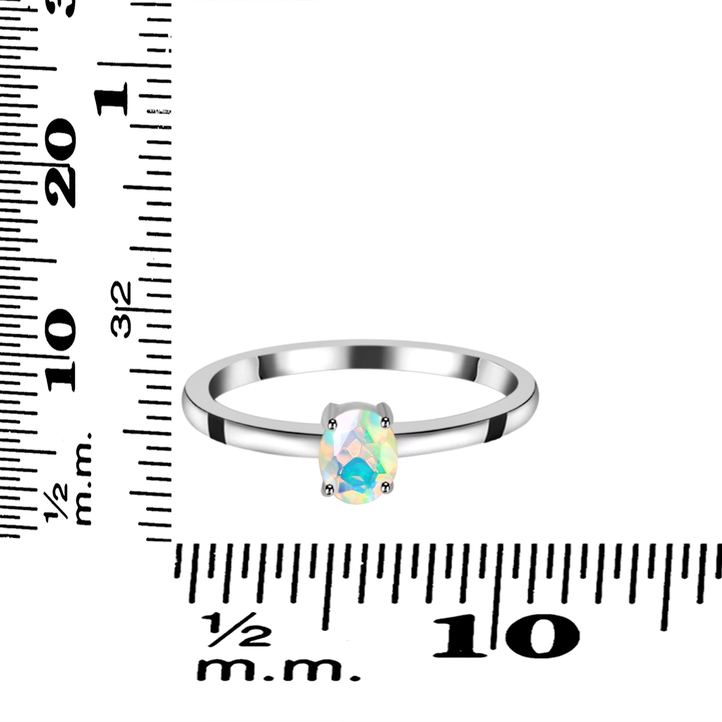 Sterling Silver Ring Opal  IGR-2508 Size 8
