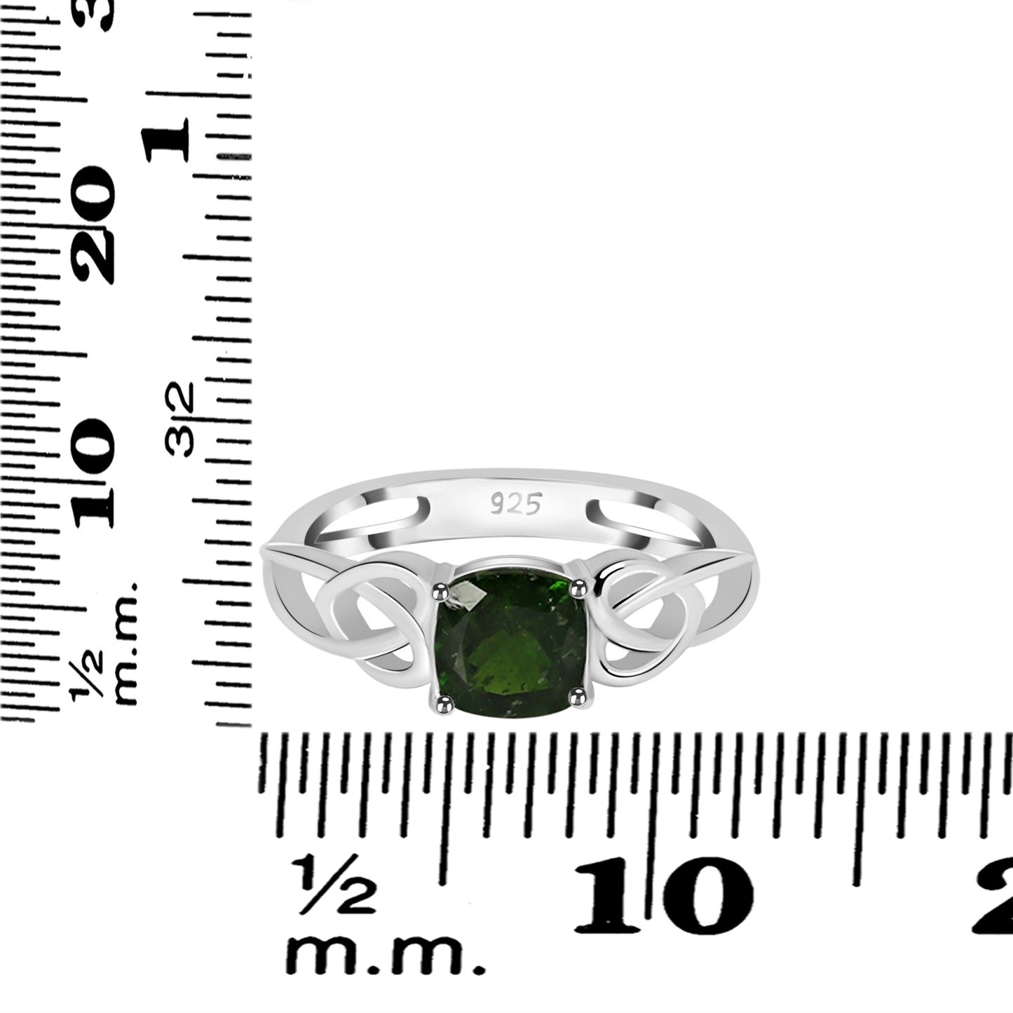 Sterling Silver Ring Chrome Diopside  IGR-3052 Size 8