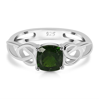 Sterling Silver Ring Chrome Diopside  IGR-3052 Size 8