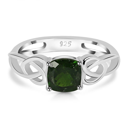 Sterling Silver Ring Chrome Diopside  IGR-3052 Size 8