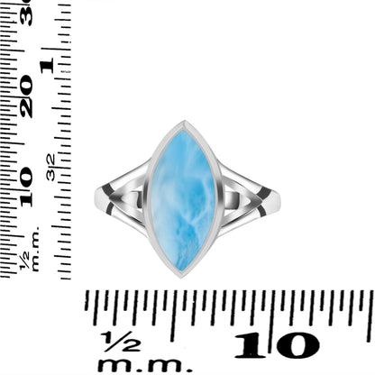 Sterling Silver Ring Larimar  IGR-2802 Size 6