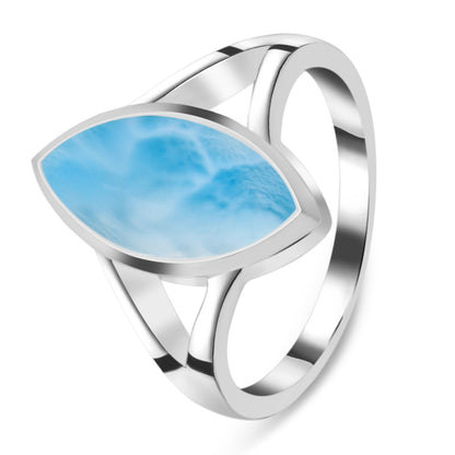 Sterling Silver Ring Larimar  IGR-2802 Size 6