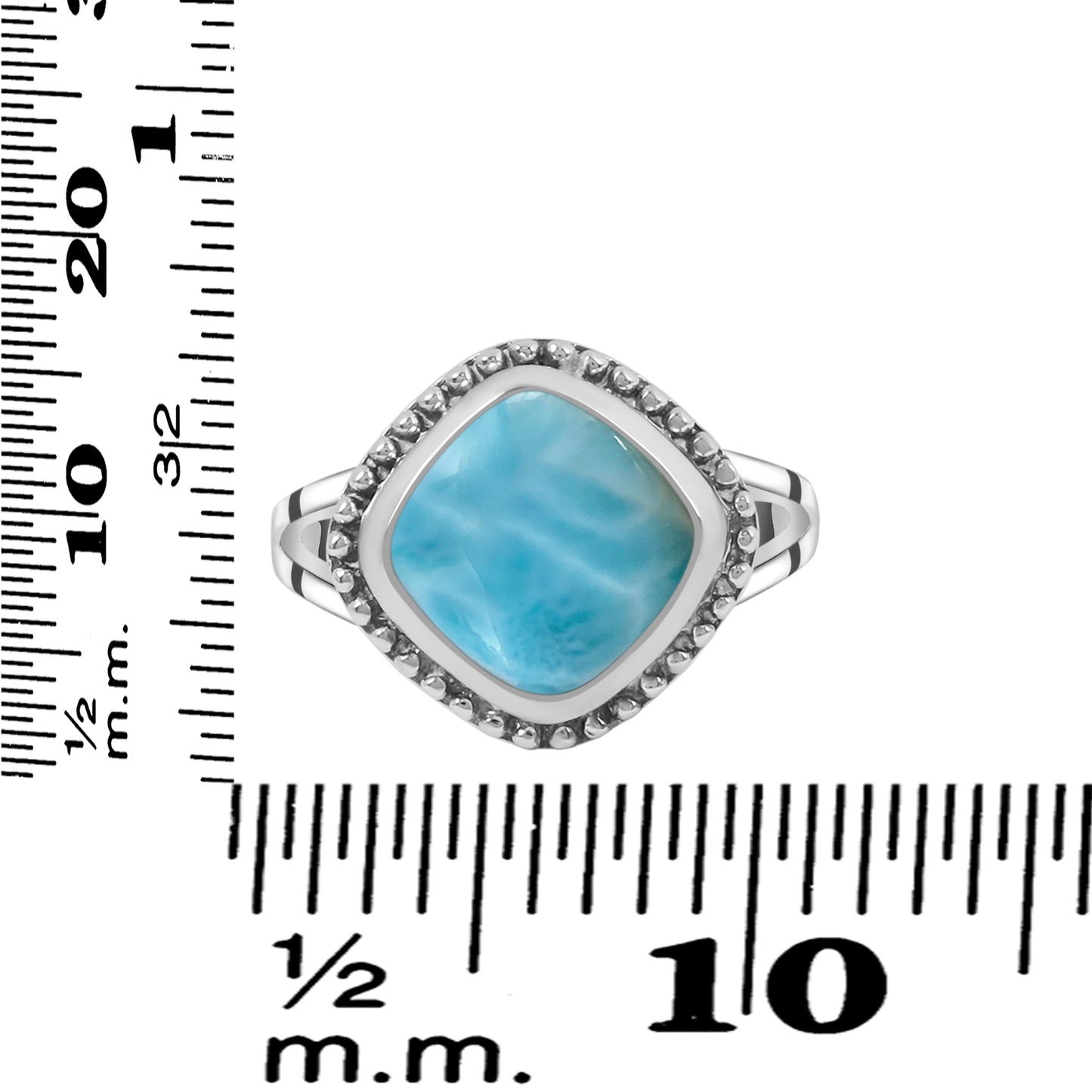 Sterling Silver Ring Larimar  IGR-2095 Size 6