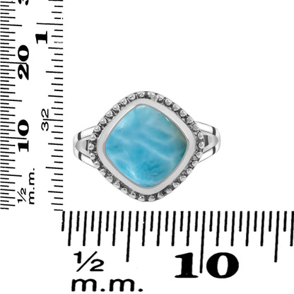 Sterling Silver Ring Larimar  IGR-2095 Size 6