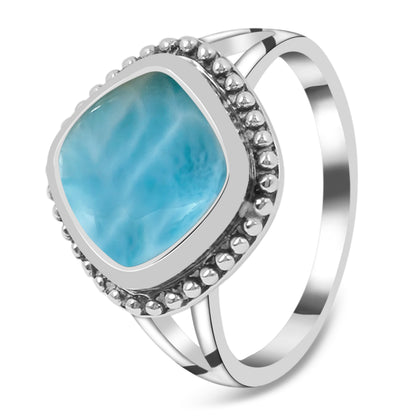 Sterling Silver Ring Larimar  IGR-2095 Size 6