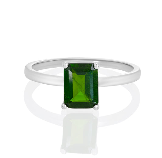 Sterling Silver Ring Chrome Diopside  IGR-2766 Size 6