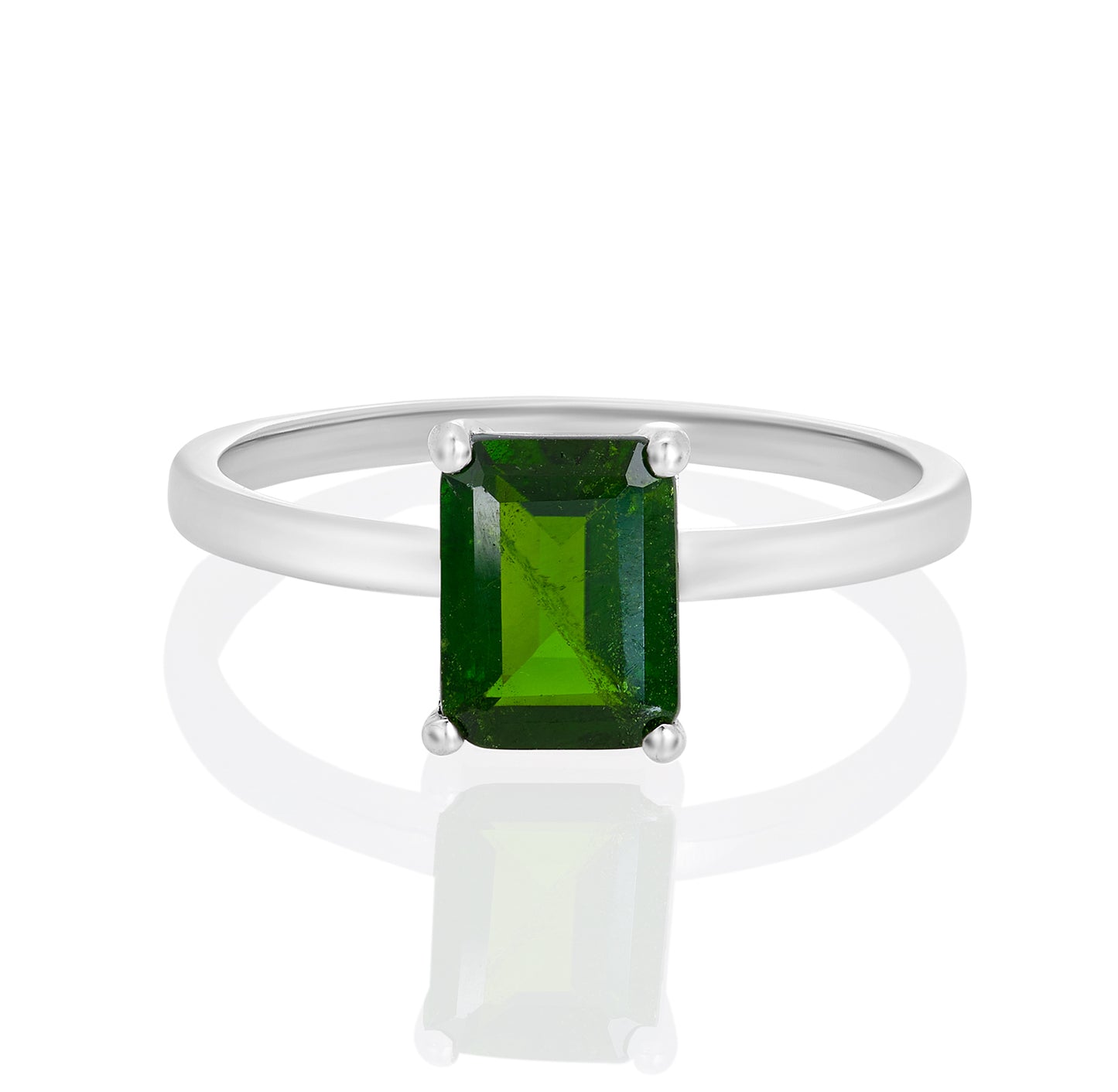 Sterling Silver Ring Chrome Diopside  IGR-2766 Size 5