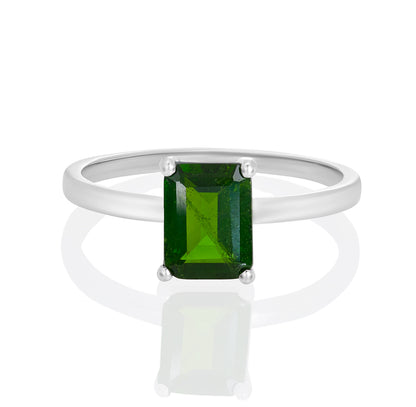 Sterling Silver Ring Chrome Diopside  IGR-2766 Size 5