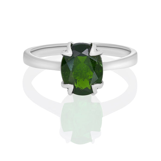 Sterling Silver Ring Chrome Diopside  IGR-2092 Size 5