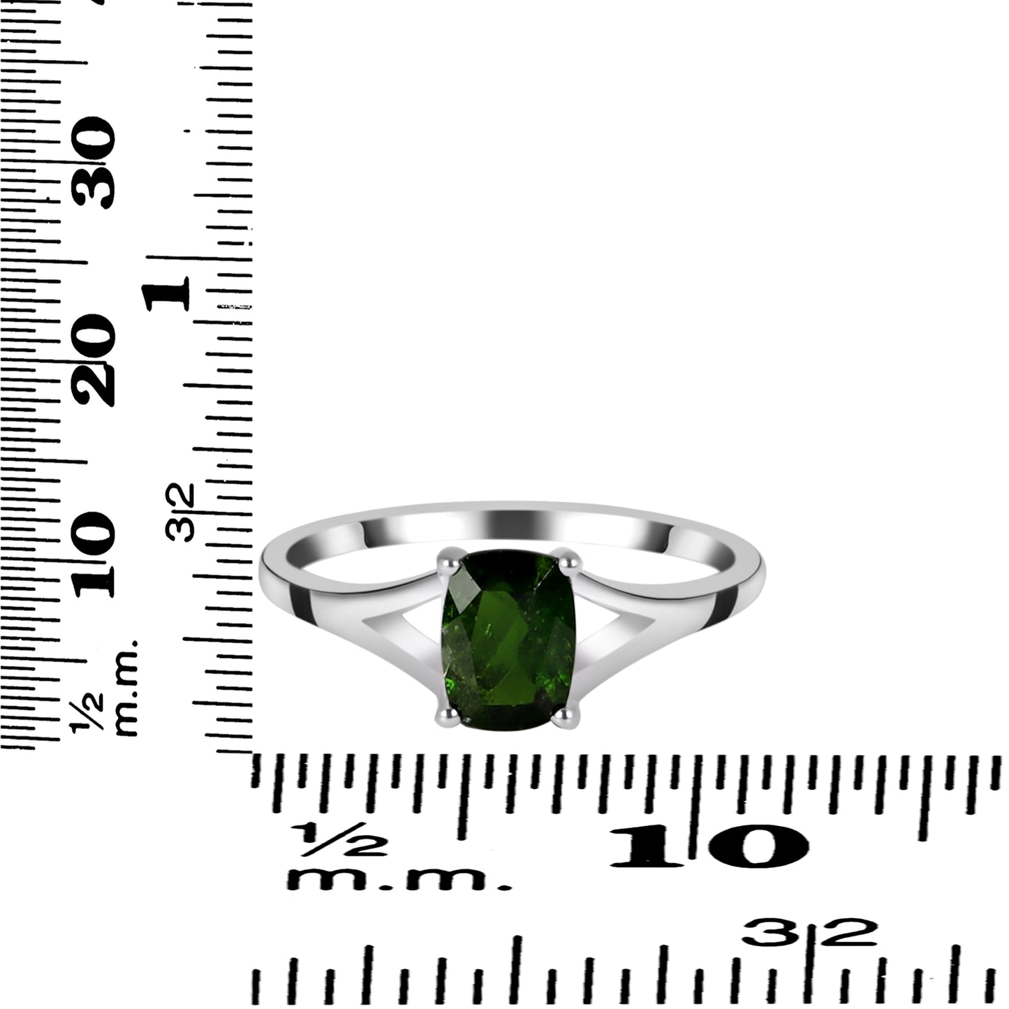 Sterling Silver Ring Chrome Diopside  IGR-2652 Size 8