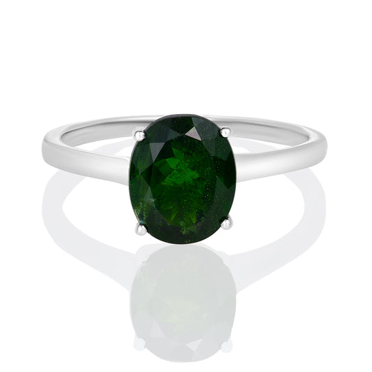 Sterling Silver Ring Chrome Diopside  IGR-2942 Size 8