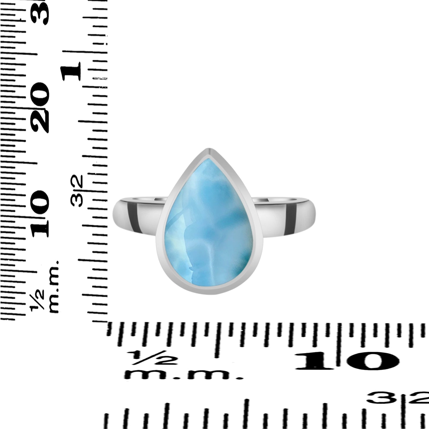 Sterling Silver Ring Larimar  IGR-2366 Size 5