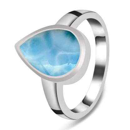 Sterling Silver Ring Larimar  IGR-2366 Size 7