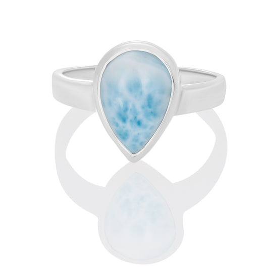 Sterling Silver Ring Larimar  IGR-2366 Size 7