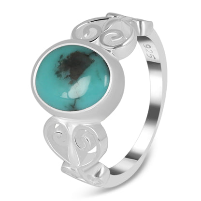 Sterling Silver Ring Turquoise  IGR-196 Size 7