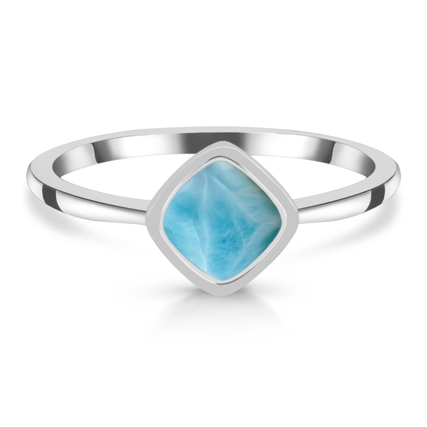 Sterling Silver Ring Larimar  IGR-2548 Size 7