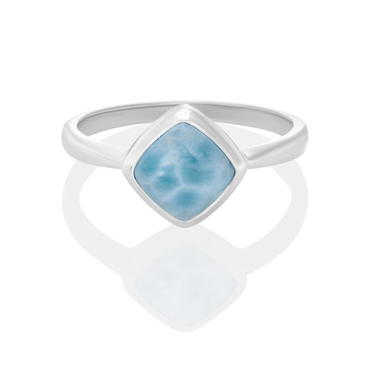 Sterling Silver Ring Larimar  IGR-2548 Size 6