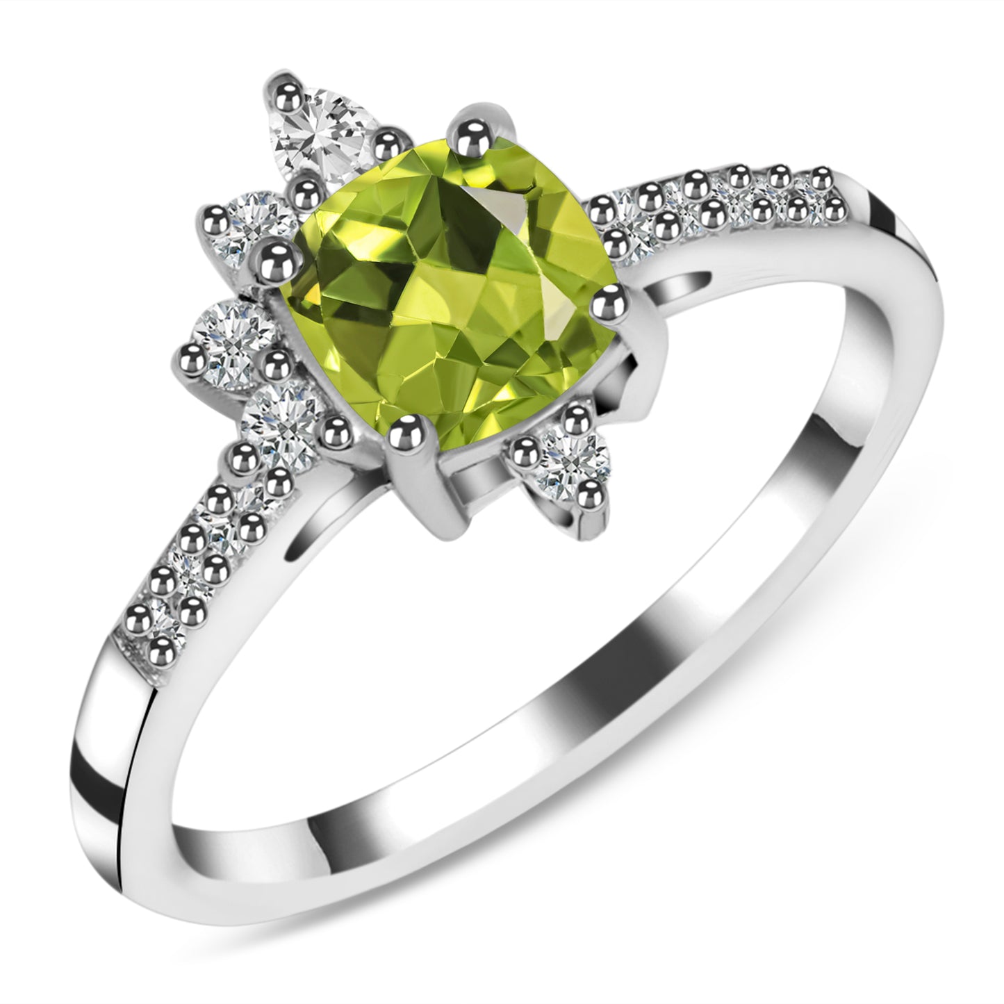 Sterling Silver Ring Peridot  IGR-2404 Size 8