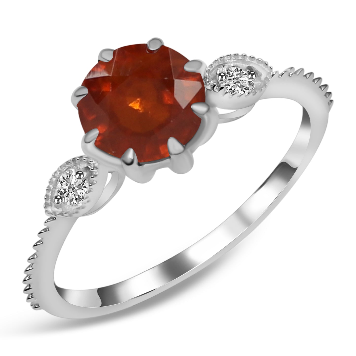 Sterling Silver Ring Orange Kyanite  IGR-2982 Size 6