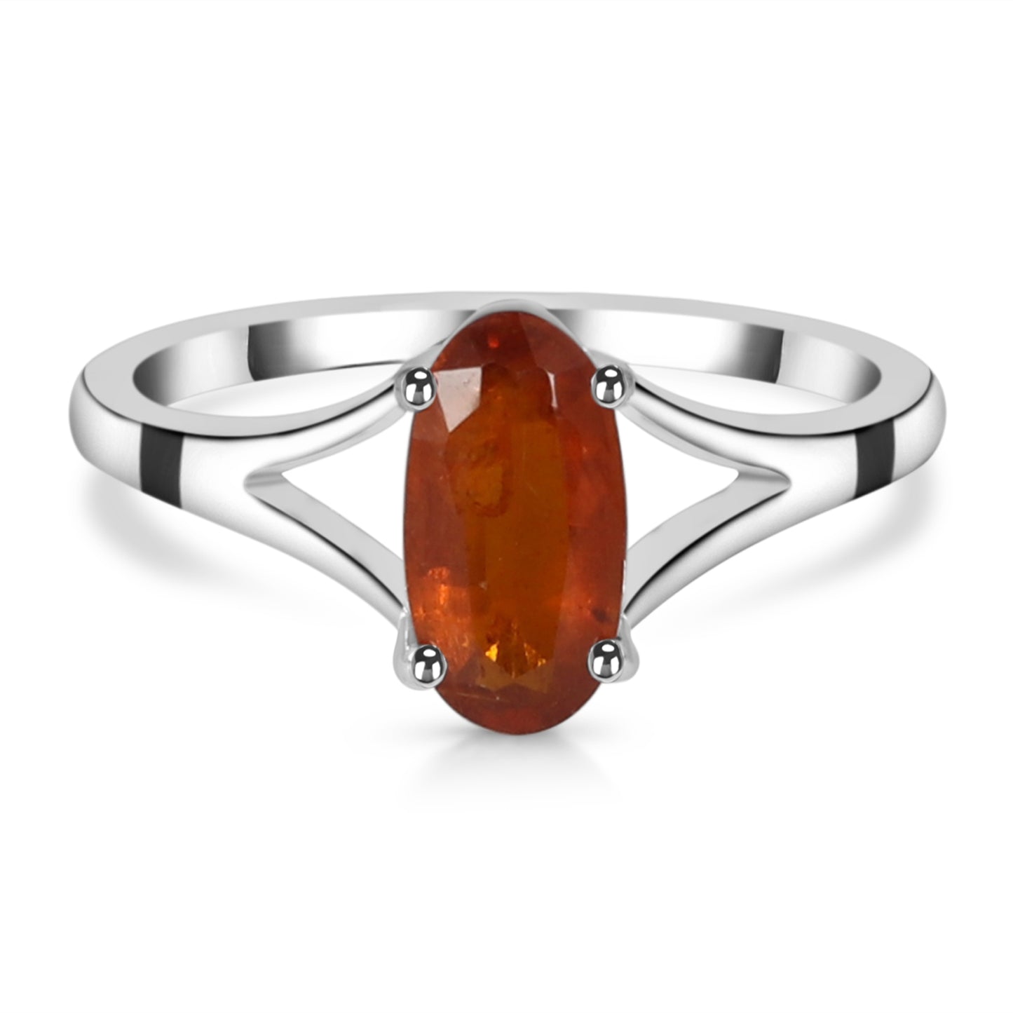 Sterling Silver Ring Orange Kyanite  IGR-2652 Size 10
