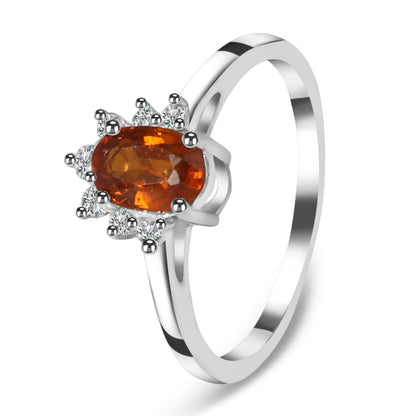 Sterling Silver Ring Orange Kyanite  IGR-2385 Size 9