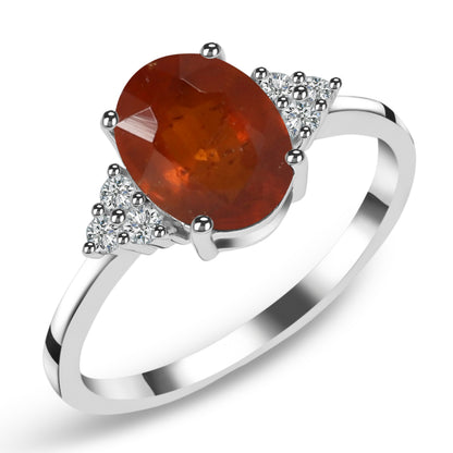 Sterling Silver Ring Orange Kyanite  IGR-2832 Size 7