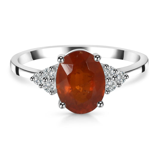 Sterling Silver Ring Orange Kyanite  IGR-2832 Size 8