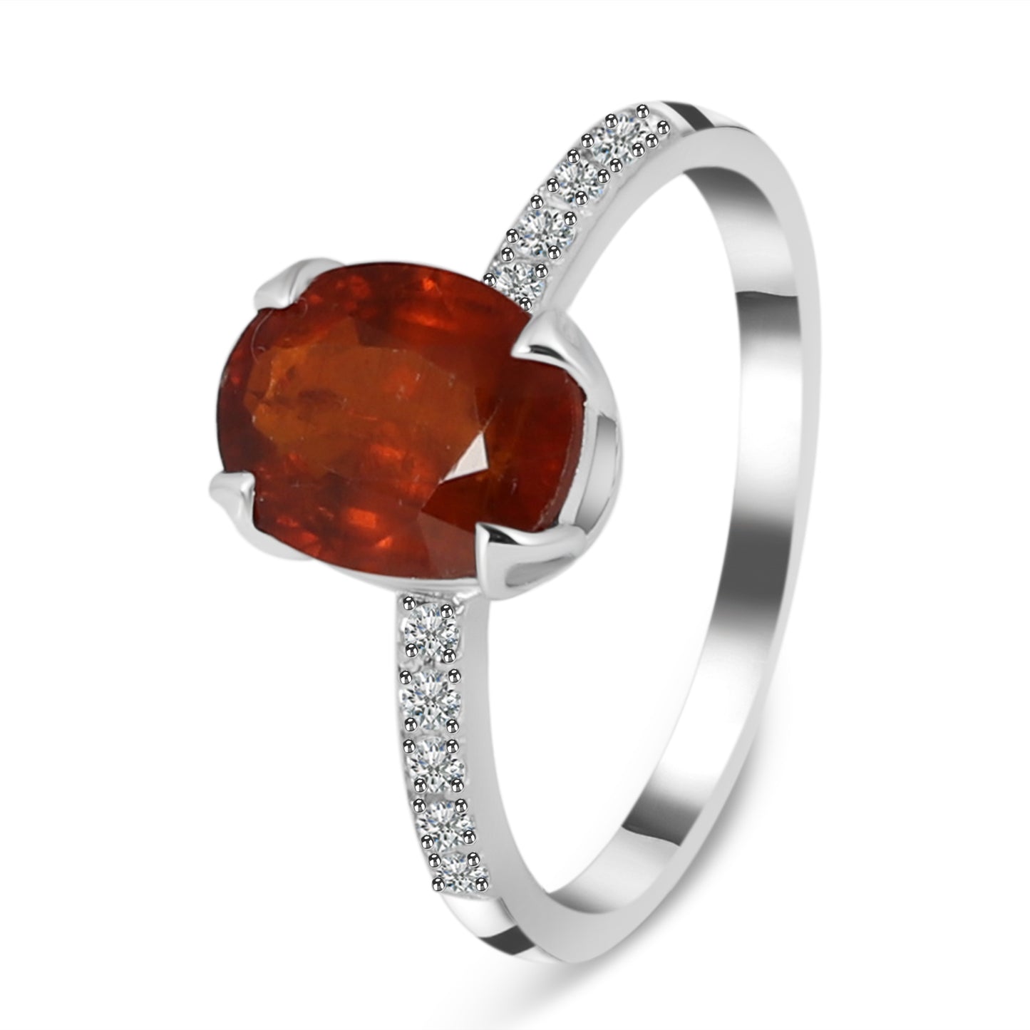 Sterling Silver Ring Orange Kyanite  IGR-2382 Size 7