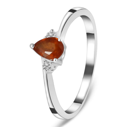 Sterling Silver Ring Orange Kyanite  IGR-2544 Size 5