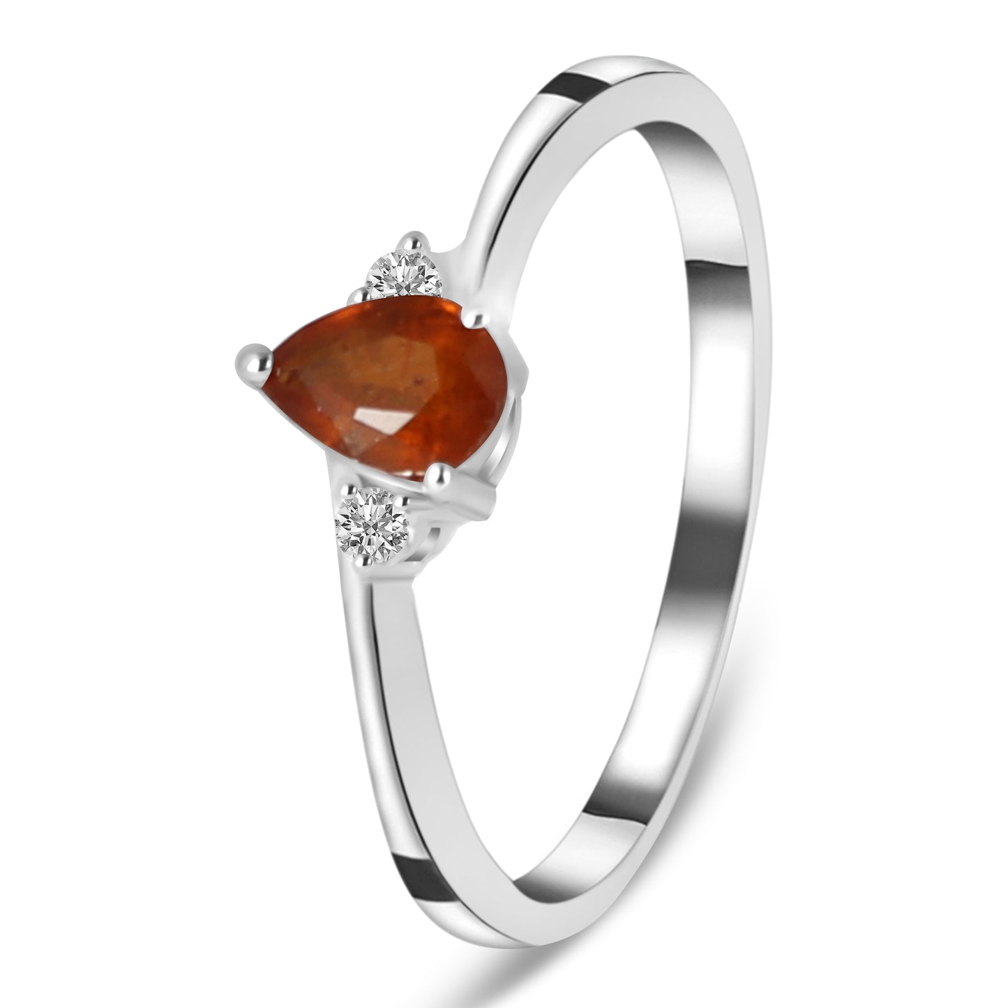 Sterling Silver Ring Orange Kyanite  IGR-2544 Size 8