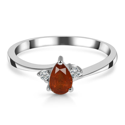 Sterling Silver Ring Orange Kyanite  IGR-2544 Size 9