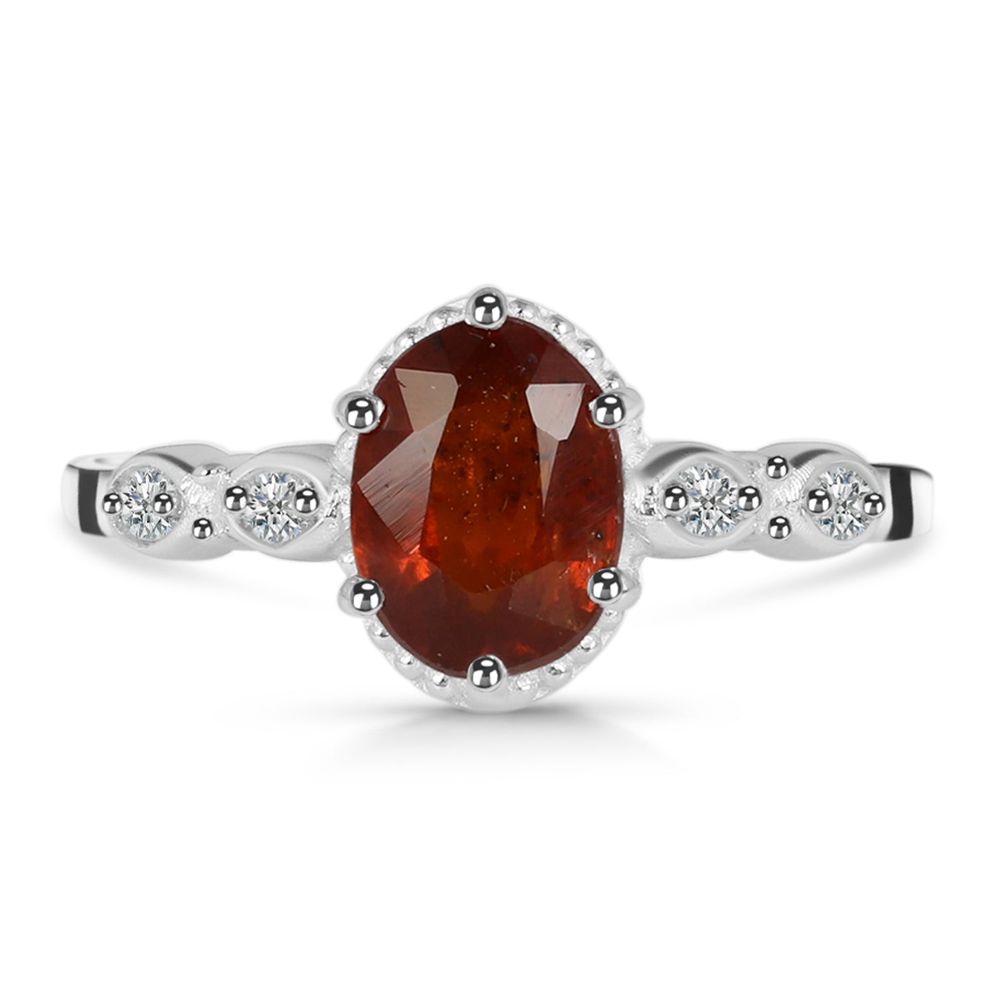 Sterling Silver Ring Orange Kyanite  IGR-2182 Size 10