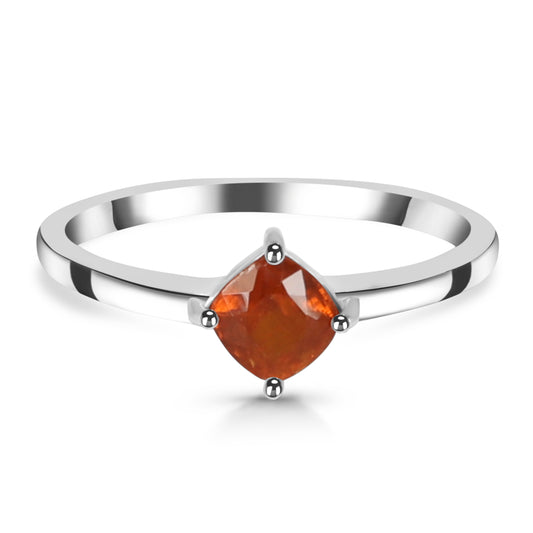 Sterling Silver Ring Orange Kyanite  IGR-2650 Size 10