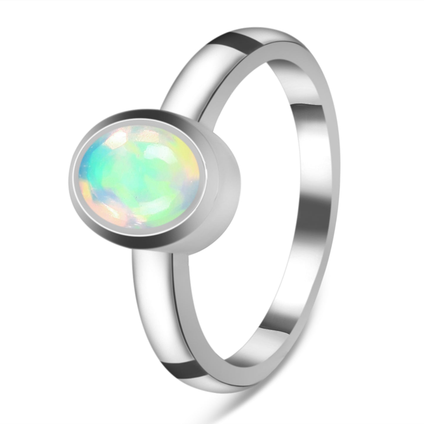 Sterling Silver Ring Opal  IGR-4009 Size 8