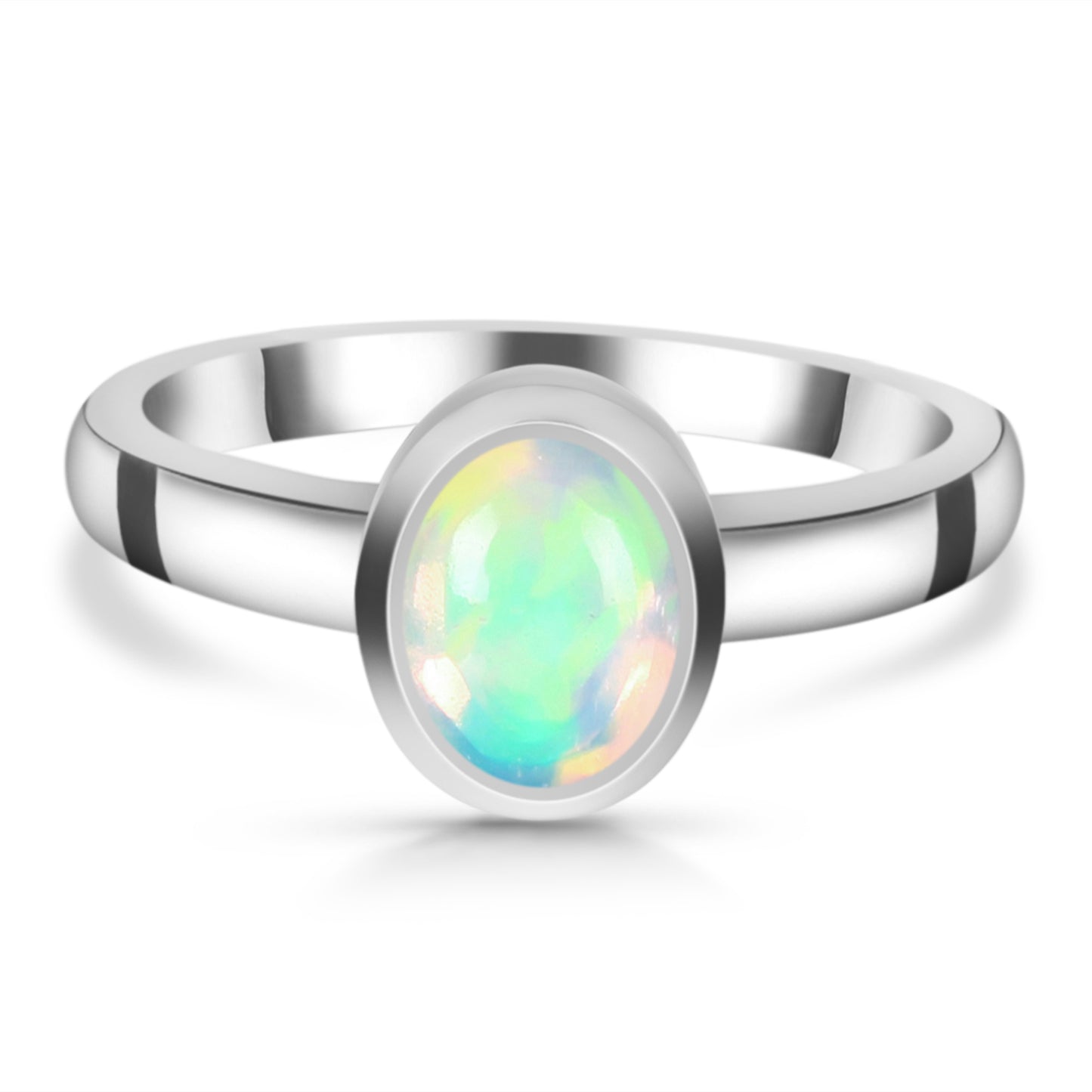 Sterling Silver Ring Opal  IGR-4009 Size 8