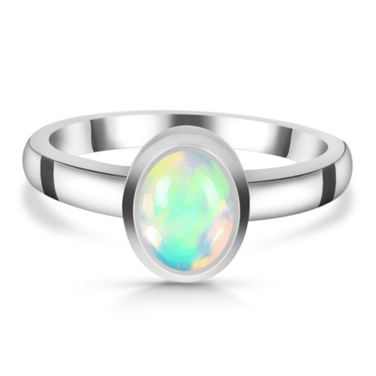 Sterling Silver Ring Opal  IGR-4009 Size 8