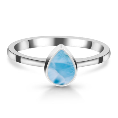 Sterling Silver Ring Larimar  IGR-2835 Size 7