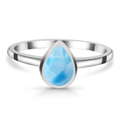 Sterling Silver Ring Larimar  IGR-2838 Size 6
