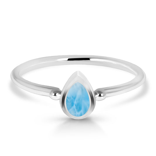 Sterling Silver Ring Larimar  IGR-2837 Size 6