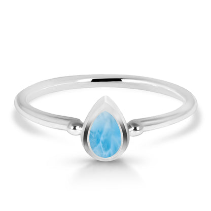 Sterling Silver Ring Larimar  IGR-2837 Size 8