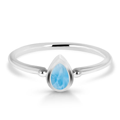 Sterling Silver Ring Larimar  IGR-2837 Size 7