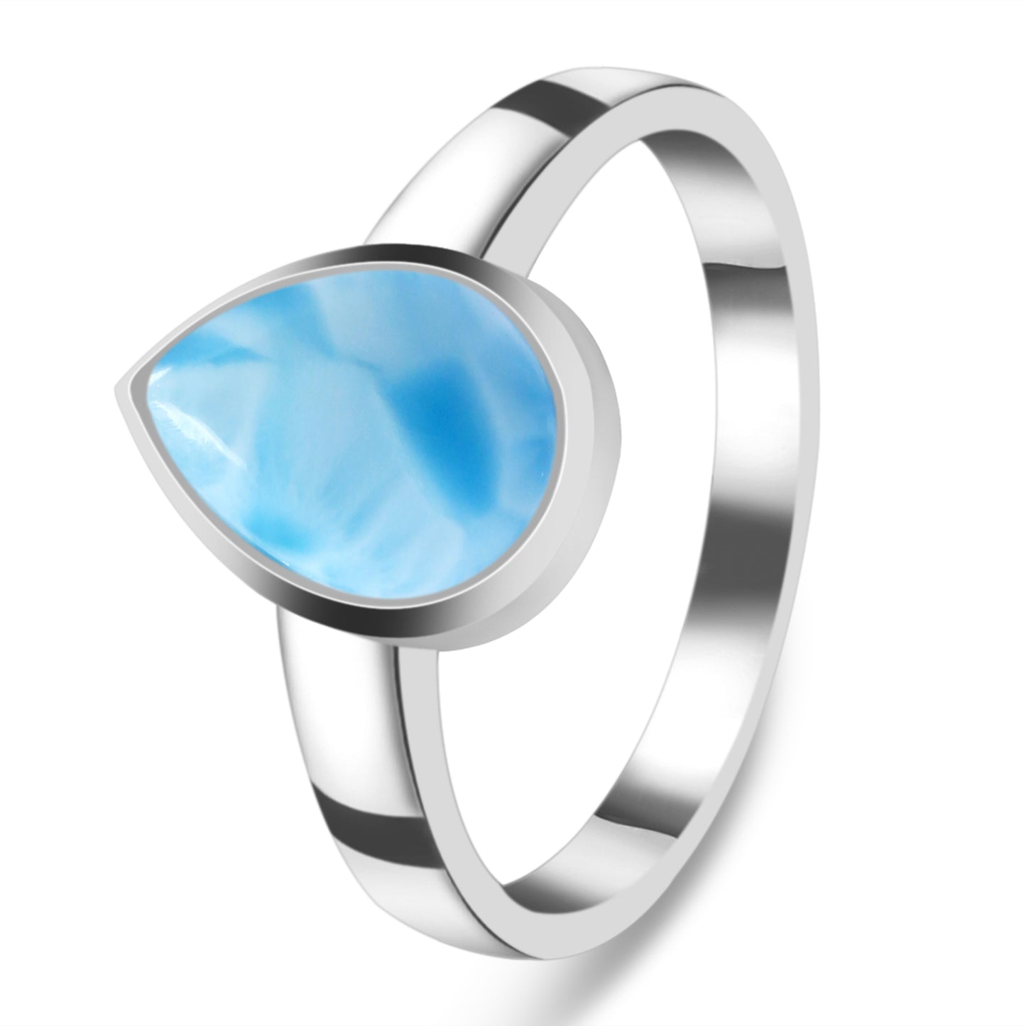 Sterling Silver Ring Larimar  IGR-2363 Size 8