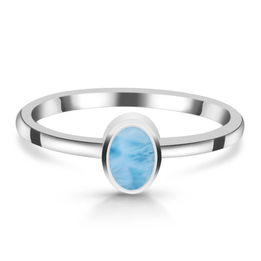Sterling Silver Ring Larimar  IGR-2834 Size 10