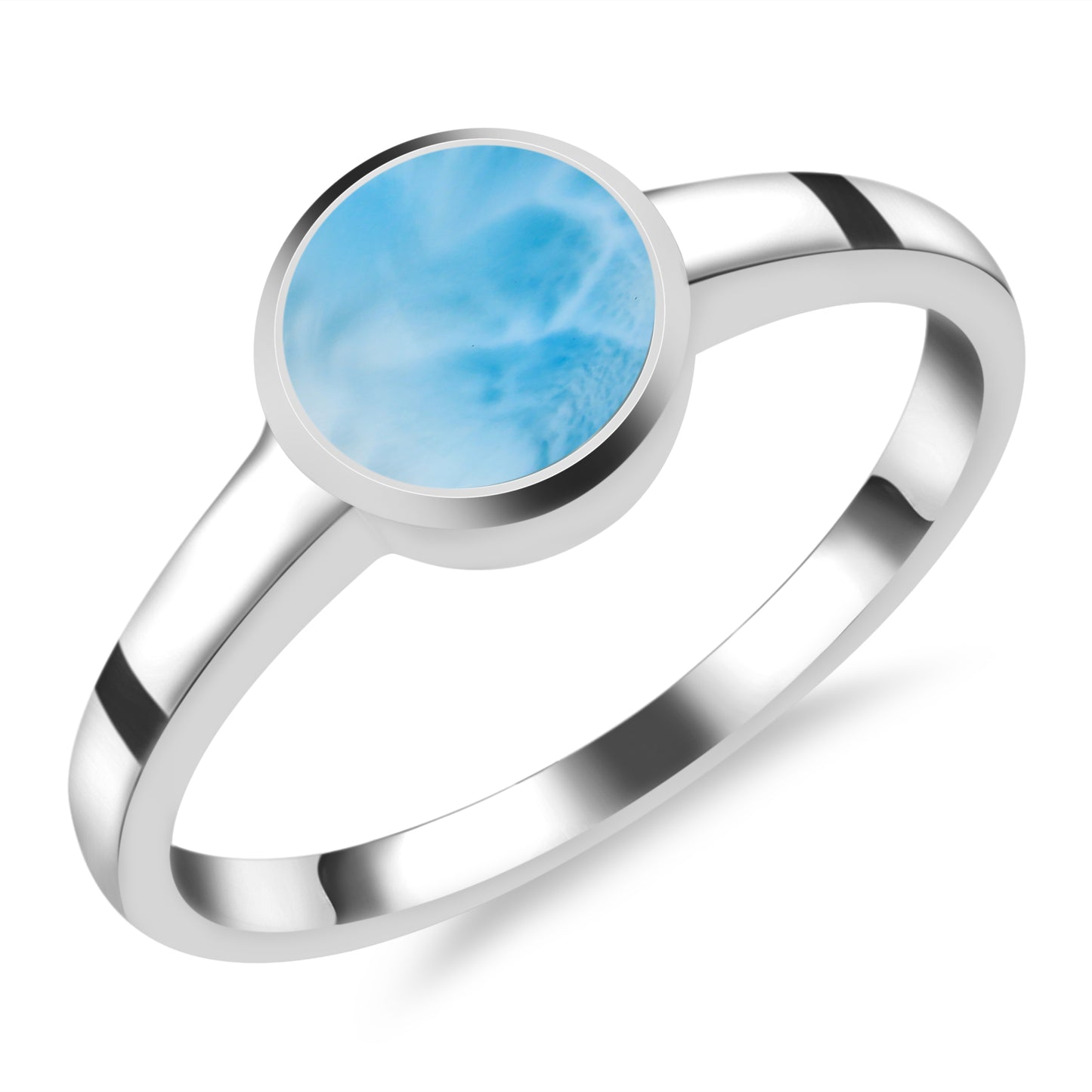 Sterling Silver Ring Larimar  IGR-1821 Size 8