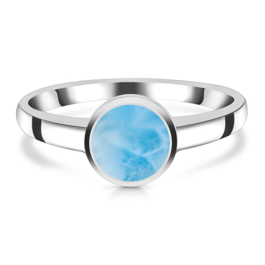 Sterling Silver Ring Larimar  IGR-1821 Size 8