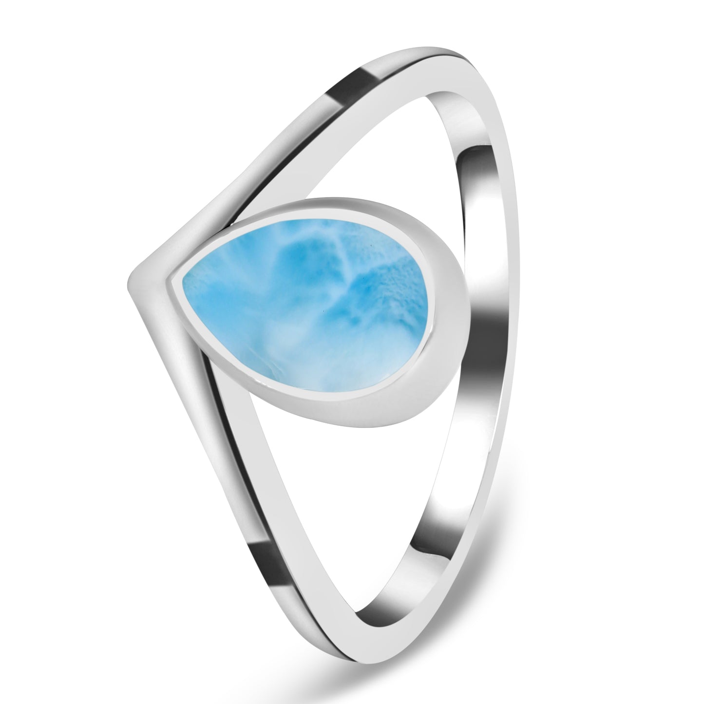 Sterling Silver Ring Larimar  IGR-2836 Size 7