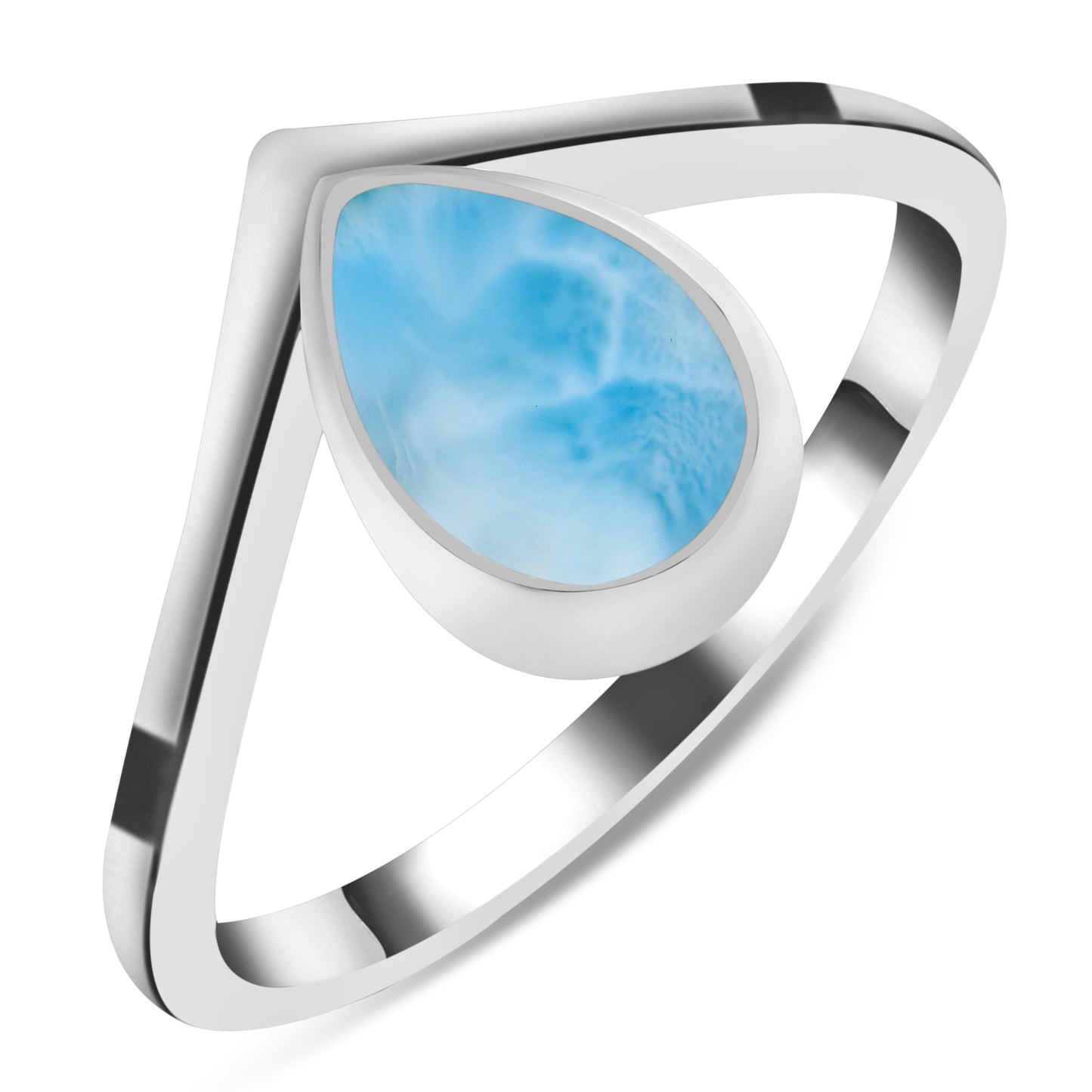 Sterling Silver Ring Larimar  IGR-2836 Size 7