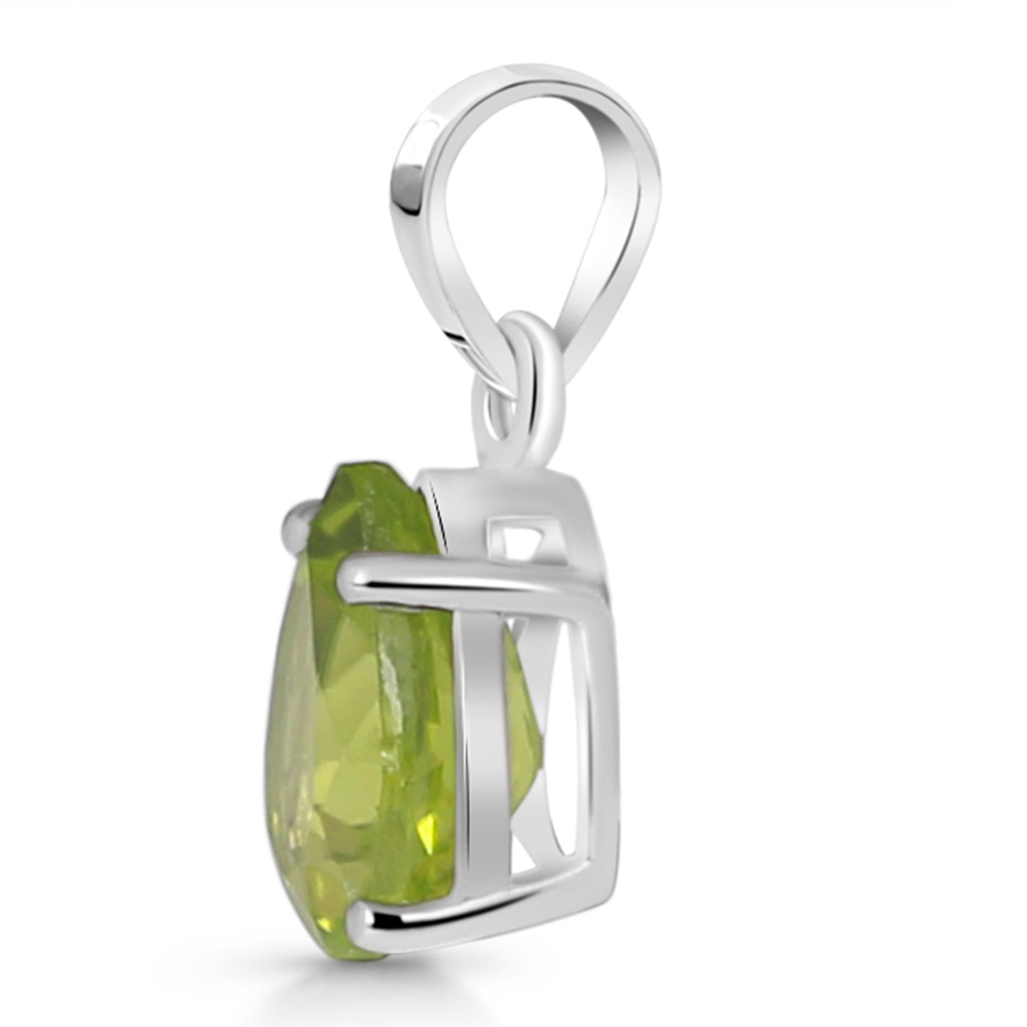 Sterling Silver Pendant Peridot  IGP-759