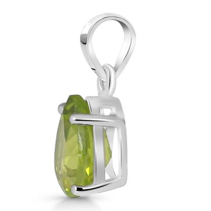 Sterling Silver Pendant Peridot  IGP-759